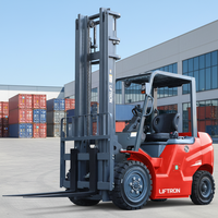 Montacargas Eléctrico Contrapesado Liftron Serie DE CPD35 de 3.5 Toneladas para Gestión de Inventario en Almacenes Compactos