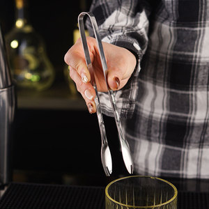 Mini Pinze da Servizio in Acciaio Inox per Ghiaccio, Zucchero, Antipasti, Whisky, Dessert, Caffè, Tè, Feste, <span class=keywords><strong>Cucina</strong></span>, Bar, Catering - Product Image 4