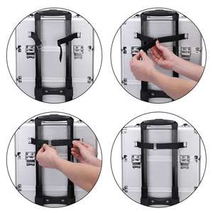 Косметический чемодан-тележка <span class=keywords><strong>3</strong></span>-в-1 с поворотом на 360 градусов °   Профессиональный кейс для макияжа и парикмахерских инструментов с <span class=keywords><strong>2</strong></span> выдвижными ящиками и вращающимися колесами - Product Image 6