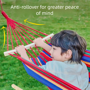 Sedia Amaca in Tela per Esterni, Anti-Ribaltamento, Rinforzata, Capacità 250kg, per Interni, Camere dei Bambini e Dormitori - Product Image 3