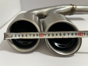 Pièces automobiles, système d'échappement de voiture, embouts d'échappement, double sortie, embouts de silencieux d'échappement pour BMW Audi Mercedes Benz - Product Image 3