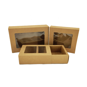 Tùy Chỉnh Vuông Quần Áo Thủ Công Bao Bì Carton Các Tông Giấy Ngăn Kéo Hộp Quà Tặng Với Cửa Sổ Rõ Ràng Phía Trước - Product Image 5