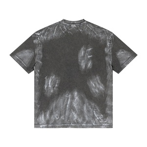 T-shirt tricoté personnalisé pour homme, couleur unie, 100 % coton, anti-plis, manches courtes, doux, respirant, coupe classique, été - Product Image 6