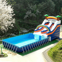 Piscine gonflable de jardin pour adultes, grande piscine hors sol facile à installer, pompe pour enfants
