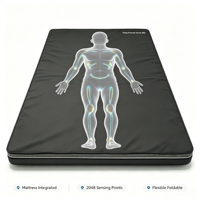 Tapis de surveillance de matelas FSR avec capteur de pression pour position de sommeil, 2048 points, capteur de matelas