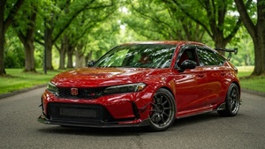 Nouvelle lèvre avant en fibre de carbone style AG, séparateur de pare-chocs avant pour <span class=keywords><strong>Honda</strong></span> <span class=keywords><strong>Civic</strong></span> <span class=keywords><strong>Type</strong></span> <span class=keywords><strong>R</strong></span> FL5 <span class=keywords><strong>2023</strong></span>+ S9 - Product Image 3