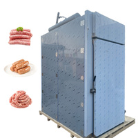 Nouvelle machine industrielle de fabrication de saucisses fumées, chambre de fumage, four à fumage en acier inoxydable 304 pour la transformation de la viande