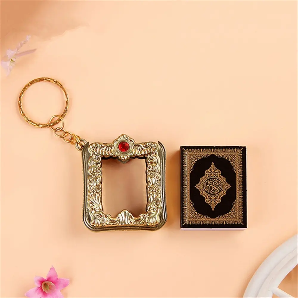 religious arab muslim jewelry gift mini bible cross pendant custom bible key chain