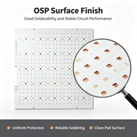 Circuit imprimé en aluminium LED personnalisé, épaisseur 1,5 mm, feuille de cuivre 35 μm, circuit imprimé pour luminaire avec certification RoHS et ISO9001