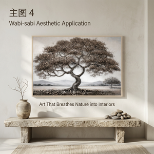 Peinture en relief 3D sur toile de sable, peinte à la main, texture texturée, grande décoration murale stéréoscopique pour hôtel de luxe, œuvre d'art 3D - Product Image 4