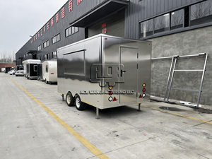 Remolque de Comida Móvil ACB para Helados con Construcción de Fibra de Vidrio y Aluminio, Cocina y Baño Completamente Equipados para Venta al Aire Libre - Product Image 5