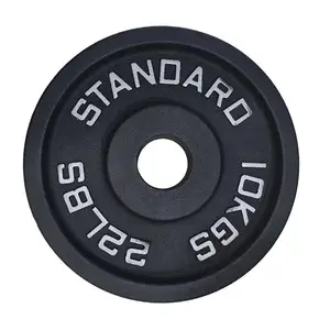 Hot Sale Free Weight Gym Weightlifting Cast Iron Barbell Weight Plate