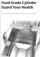 Friteuse électrique multifonction 45L, friteuse à poulet et frites, prix avantageux, friteuse commerciale