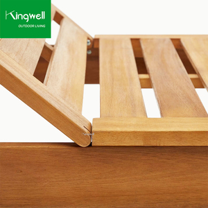 Lettini Prendisole di Lusso in Stile Resort, Sdraio Regolabili in Legno di Teak per Spiaggia, Ville e Resort - Product Image 6