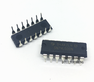 ของแท้นำเข้าใหม่เอี่ยม 74LS00 SN74LS00N, ประตู NAND แบบ Quad 2‑Input, DIP‑14 Through‑Hole IC - Product Image 1