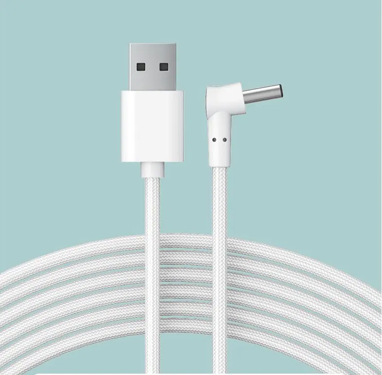 Anti bite Nylon USB to dc power cable 5v to 12v dc power converter waterproof for XCHO pet water fountain