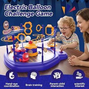 Ensemble <span class=keywords><strong>de</strong></span> <span class=keywords><strong>Train</strong></span> Électrique STEM pour Enfants, Jouet Scientifique avec Balle Flottante, <span class=keywords><strong>Jeu</strong></span> <span class=keywords><strong>de</strong></span> <span class=keywords><strong>Société</strong></span> d'Entraînement à la Coordination Œil-Main - Product Image 2