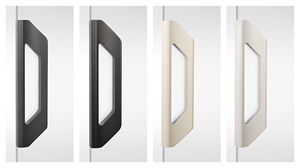 Manija Moderna para Puerta Corredera de Aluminio de 150 mm con Recubrimiento en Polvo Color Antracita, Disponible en Varios Colores - Product Image 4