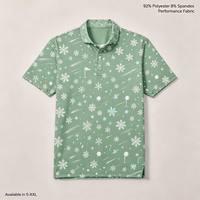 T-shirt de golf à motif floral, t-shirt personnalisé avec logo de marque, impression par sublimation, polyester et élasthanne, polos de golf pour hommes