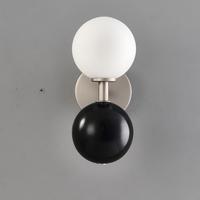 Lámpara de Pared Moderna Minimalista de Mármol y Vidrio con LED para Sala de Estar, Fondo de TV, Cuerpo de Hierro, Favorita de las Celebridades de Internet