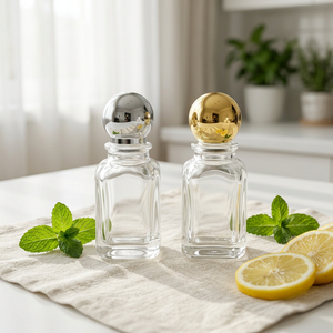 Flacon de parfum unique, bouchon personnalisé de luxe, pulvérisateur à pompe pour flacons - Product Image 1
