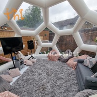 THL fútbol estructura inflable Camping cúpula casa al aire libre inflable cúpula fútbol burbuja tienda