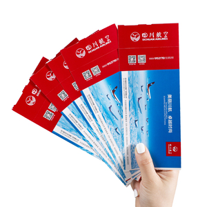 Boleto de embarque personalizado de 82*203mm, precio de fábrica, impresión offset, papel térmico de alta calidad, billete de avión - Product Image 6