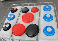Réservoir d'eau IBC de 1000 L, bouchon en plastique de 150 mm de diamètre, couvercle de réservoir IBC de 6 pouces avec filetage NPT non ventilé pour tuyau, couvercle anti-poussière IBC