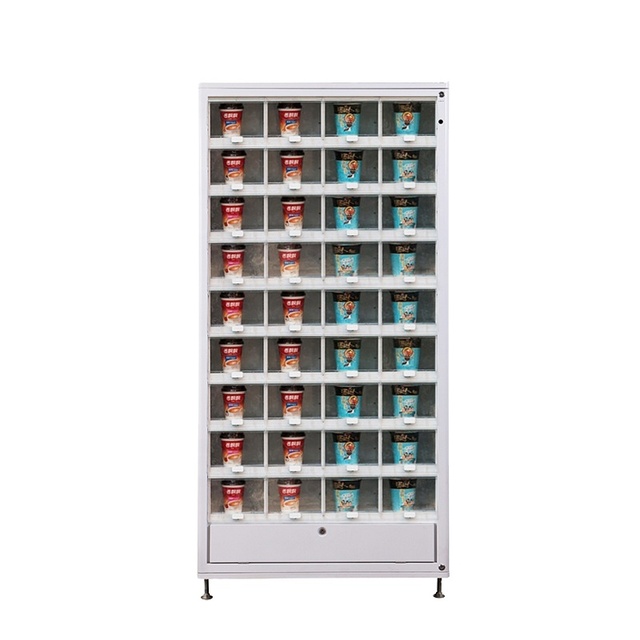 Coin & QR Code Lockers Vending Machine with Compressor Cooling for Cosmetics and Fruits