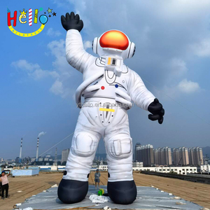 Décorations géantes gonflables d'astronautes, modèle de personnage de dessin animé gonflable blanc portable - Product Image 4