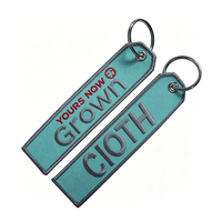 Porte-clés personnalisé avec logo, porte-clés en tissu personnalisé, vente en gros de porte-clés brodés, porte-clés personnalisé