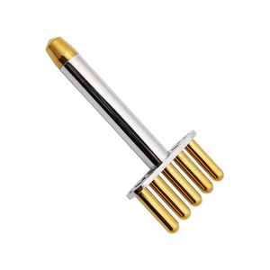 Handheld Titanium <strong>Magnetic</strong> <strong>Acupressure</strong> Guasha Meridian Points Massager Magnetotherapy Guasha Massage Pen Fork Beauty Device - Product Image 1