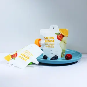 Reusable Baby Food Pouch Squeeze Pouch