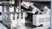 Nouvelle condition eau potable de source minérale pure Machine d'emballage bouteille en verre plastique alimentaire bois papier peut emballage moteur PLC