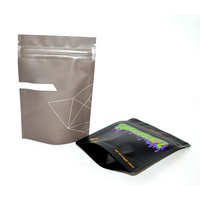 Sacs refermables en Mylar personnalisés, imprimés, neufs, 3,5 g, en aluminium, anti-odeur, pour biscuits, épices, emballage plastique