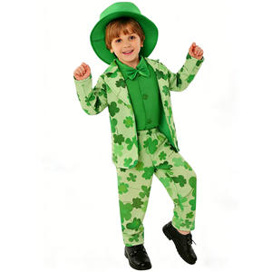 Costume de cosplay de lutin irlandais pour la Journée de l'Irlande 2026, veste verte, costume de lutin irlandais, costume amusant pour enfants - Product Image 2