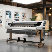 Imprimante éco-solvant automatique rouleau-à-roule de 1,8 m XP600 pour papier souple, nouvelle, garantie 1 an, haute productivité, sans fil