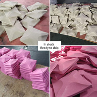 Paneles Acústicos Decorativos de Pared QIANQIAO 3D, Revestimiento de Pared de Alta Densidad, Paneles Insonorizantes, Arte Mural Geométrico Modular