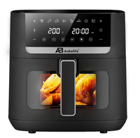 Freidora de Aire Anbolife 8L con Pantalla Táctil LED, Tubo Calefactor 304, Control Digital, 8 Programas Preestablecidos, Sin Aceite, para Cocina Doméstica, OEM