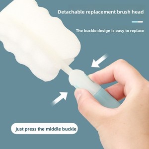 Brosse à tasses et bouteilles en éponge amovible spécialisée, outil de nettoyage durable pour verre avec capacités de nettoyage haute efficacité - Product Image 5