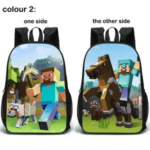 Nouvelle vente cartable sac à dos double face impression 3D cartables, sac d'école rooblox solaire avec un sac à dos à bas prix