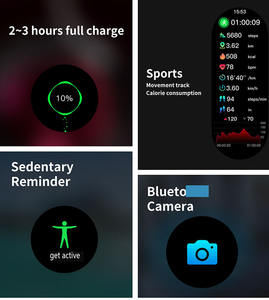 2024 Newest Low Power Consumption <strong>Smart</strong> <strong>Watch</strong> <strong>G3</strong> Heart Rate Monitoring Bands with Answer Reject BT Call Round Screen Smartwatch - Product Image 3