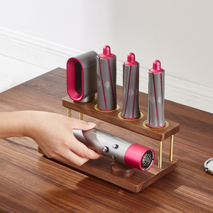 Support de rangement en noyer compatible avec les <span class=keywords><strong>accessoires</strong></span> <span class=keywords><strong>Dyson</strong></span> <span class=keywords><strong>Airwrap</strong></span> Styler - Product Image 3