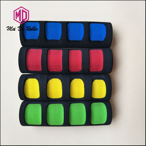 Poignées de guidon de vélo en mousse, diamètre intérieur 25,4 mm, longueur 120 mm, pour cyclisme, bicolores, multicolores - Product Image 4