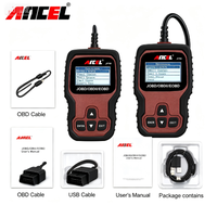 Escáner OBD2 ANCEL JP700, Lector de Códigos de Motor JOBD EOBD para Autos del Mercado Japonés Toyota, Honda, Nissan con Función de Verificación I/M