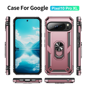 Funda Protectora para Teléfono Móvil con Diseño de Armadura Anticaídas de TPU para PC, con Anillo Protector de Cámara para Google <span class=keywords><strong>Pixel</strong></span> 10/9/8/7/<span class=keywords><strong>6</strong></span>/10A Pro - Product Image 2