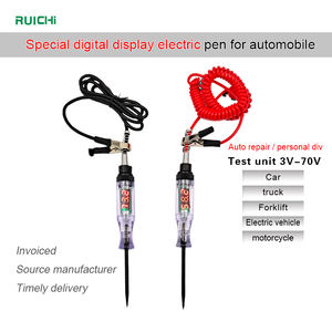 Hochwertiger 3V-70V Kfz-Test lichts tift mit LED-Magnet rücken für LKW-Elektro reparatur batterie <span class=keywords><strong>tester</strong></span> Auto - Product Image 5