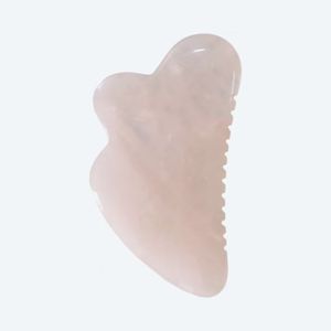 Herramienta de Belleza para el Cuidado de la Piel, Producto de Masaje, Jade Natural de Color Rosa, Cuarzo Rosa Antienvejecimiento, Gua Sha para Lifting Facial - Product Image 3
