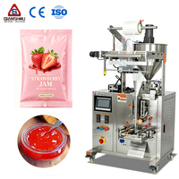 Machine d'emballage verticale multifonctionnelle pneumatique PLC pour le remplissage automatique de confiture de fraises