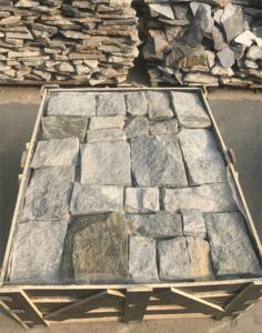 SHIHUI Revestimiento de pared natural Piedra Cuarcita azul Pila seca Revestimiento de pared de piedra Chapa de piedra exterior - Product Image 5